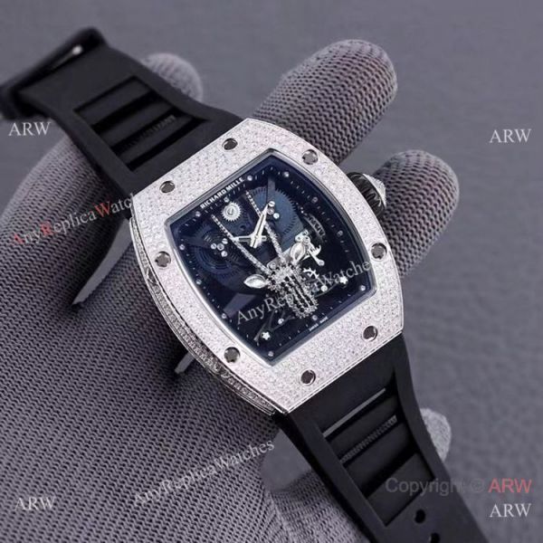 Swiss Quality Richard Mille Goat Mask Stainless Steel Diamond Watches AAA Replicas Swiss Quality Richard Mille Goat Mask Stainless Steel Diamond Watches AAA Replicas