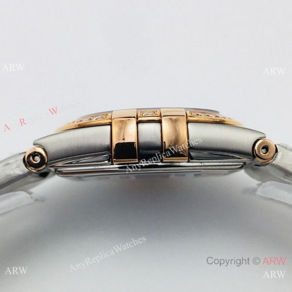 (VS) Omega Constellation Two Tone Rose Gold 27mm Watch with Quartz Movement (VS) Omega Constellation Two Tone Rose Gold 27mm Watch with Quartz Movement
