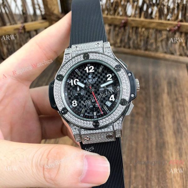 Hublot Big Bang Evolution 36mm Lady Watches Diamond Case Blue Dial Hublot Big Bang Evolution 36mm Lady Watches Diamond Case Blue Dial
