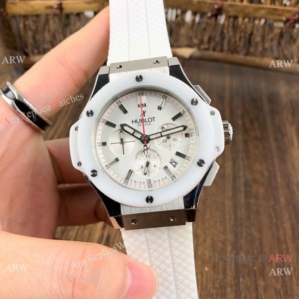 New Hublot Big Bang Evolution Watches SS Ceramic Bezel 44mm New Hublot Big Bang Evolution Watches SS Ceramic Bezel 44mm