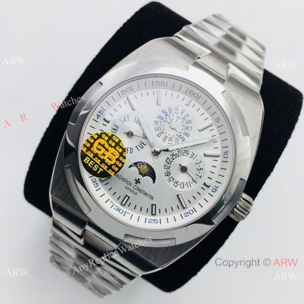 GB Vacheron Constantin Overseas Perpetual Calendar Men Watch SS Silver Dial GB Vacheron Constantin Overseas Perpetual Calendar Men Watch SS Silver Dial
