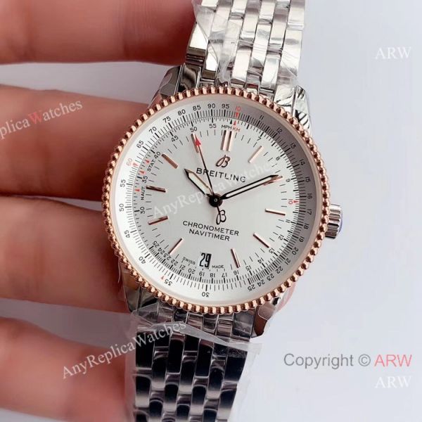 Highest Quality Breitling Navitimer 1 Swiss 2824 Watch Rose Gold Bezel Highest Quality Breitling Navitimer 1 Swiss 2824 Watch Rose Gold Bezel