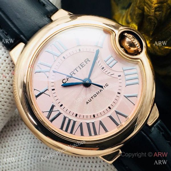 V6 Factory Swiss Cartier Ballon Bleu De Rose Gold Dial Watch 33mm Automatic V6 Factory Swiss Cartier Ballon Bleu De Rose Gold Dial Watch 33mm Automatic