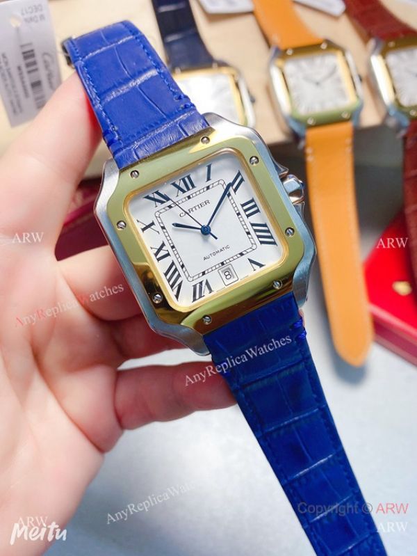 New Replica Cartier Santos 2-Tone 38mm Watch Automatic Movement New Replica Cartier Santos 2-Tone 38mm Watch Automatic Movement