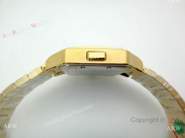 Best Quality Cartier Santos Watch All Gold Chronograph 39mm Best Quality Cartier Santos Watch All Gold Chronograph 39mm