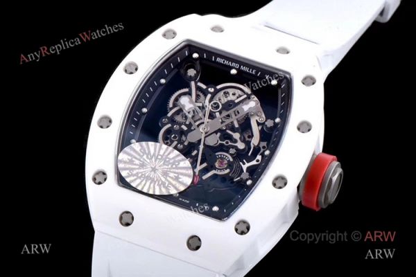 KV Factory Swiss Richard Mille Bubba Watson Watch RM055 White Ceramic Mens Watch KV Factory Swiss Richard Mille Bubba Watson Watch RM055 White Ceramic Mens Watch