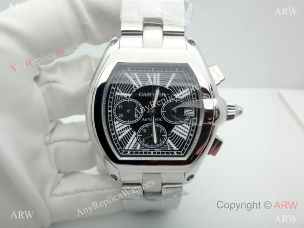 High Quality Replica Cartier Roadster Chronograph Stainless Steel Watch High Quality Replica Cartier Roadster Chronograph Stainless Steel Watch