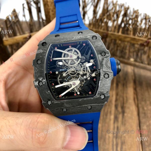 Swiss Quality Richard Mille Rm27-02 Copy Watches Carbon Green Rubber Strap Swiss Quality Richard Mille Rm27-02 Copy Watches Carbon Green Rubber Strap