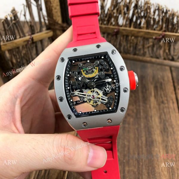 New Copy Richard Mille RM38-01 Gray Rubber Men Watches New Copy Richard Mille RM38-01 Gray Rubber Men Watches