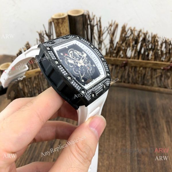 SWISS Grade Richard Mille Rm055 Black Diamond Men Watch V2 version SWISS Grade Richard Mille Rm055 Black Diamond Men Watch V2 version