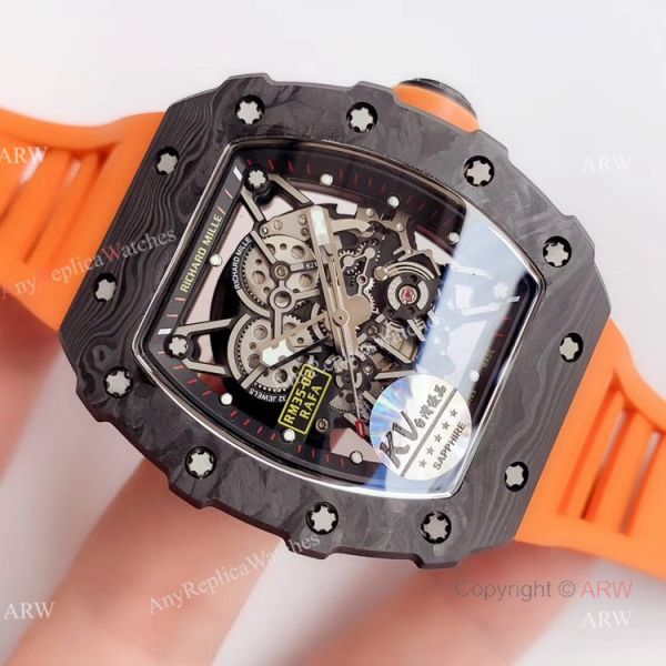 KV Factory New Replica Richard Mille Orange Watch RM035-02 For Men KV Factory New Replica Richard Mille Orange Watch RM035-02 For Men