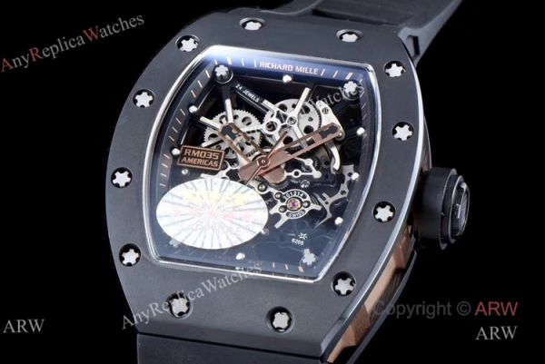 KV Factory replica Richard Mille Rafael Nadal RM035 Americas Ceramic Limited Edition Watch KV Factory replica Richard Mille Rafael Nadal RM035 Americas Ceramic Limited Edition Watch