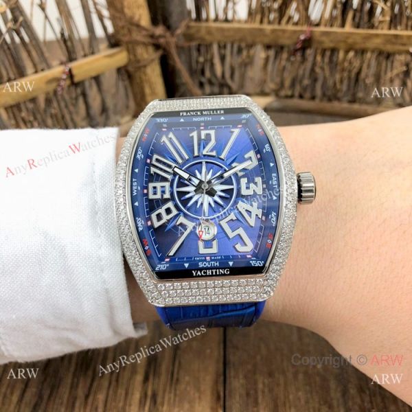 Best Copy Franck Muller Geneve Vanguard v45 Black Dial Diamond Watch Best Copy Franck Muller Geneve Vanguard v45 Black Dial Diamond Watch