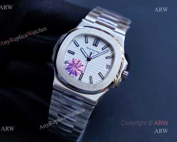 JH Factory Swiss Replica Patek Philippe Nautilus Stainless Steel Mens Watches JH Factory Swiss Replica Patek Philippe Nautilus Stainless Steel Mens Watches