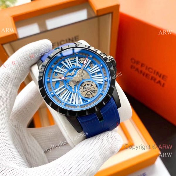 Roger Dubuis Excalibur Rose Gold Tourbillon Extra Large Face Mens Watches Roger Dubuis Excalibur Rose Gold Tourbillon Extra Large Face Mens Watches