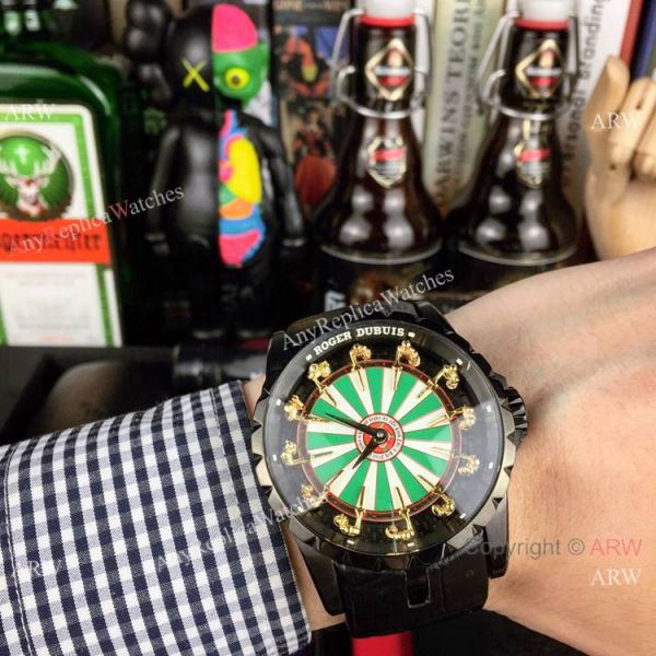Copy Roger Dubuis Excalibur Knights Of The Round Table II watch All Black Copy Roger Dubuis Excalibur Knights Of The Round Table II watch All Black