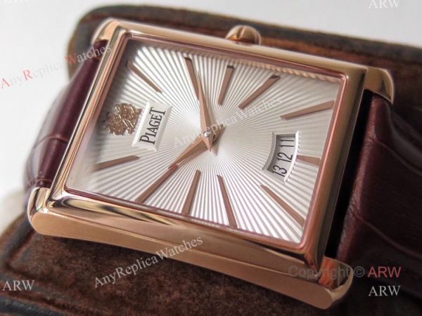 Swiss Replica Mens Piaget Emperador Rose Gold Silver Dial Automatic Watch Swiss Replica Mens Piaget Emperador Rose Gold Silver Dial Automatic Watch
