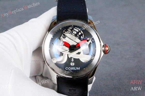 Best Quality Replica Corum Bubble Privateer Watches Stainless Steel Blue Strap Corum Watch Best Quality Replica Corum Bubble Privateer Watches Stainless Steel Blue Strap Corum Watch