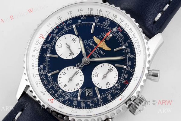 BLS Factory New Replica Breitling Navitimer B01 43mm Blue Dial Chronograph Watch BLS Factory New Replica Breitling Navitimer B01 43mm Blue Dial Chronograph Watch