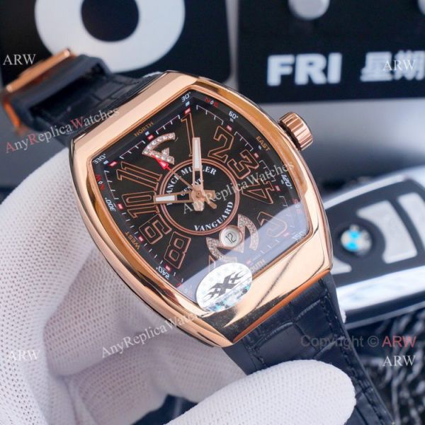 Best Replica Franck Muller Vanguard Yachting v45 Watches Rose Gold Dial Best Replica Franck Muller Vanguard Yachting v45 Watches Rose Gold Dial