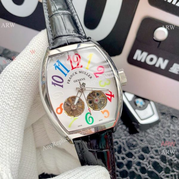 Copy Franck Muller Cintree Curvex Double Flying Tourbillon Black Dial Watches Copy Franck Muller Cintree Curvex Double Flying Tourbillon Black Dial Watches
