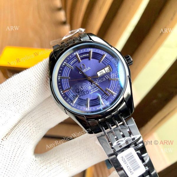 Replica Omega De Ville Hour Vision Brown Dial Watches 41MM Replica Omega De Ville Hour Vision Brown Dial Watches 41MM
