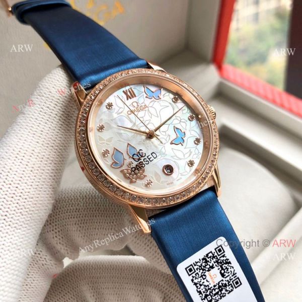Replica Omega De Ville Special Edition Lady Watches Rose Gold Replica Omega De Ville Special Edition Lady Watches Rose Gold