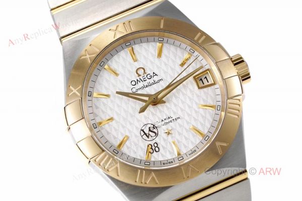 New Omega Constellation Watches Best vsf Omega Two Tone Mens Copy Watch New Omega Constellation Watches Best vsf Omega Two Tone Mens Copy Watch