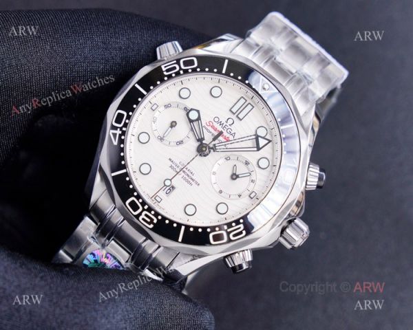 (TW) New Omega Seamaster Diver 300m Chronograph Black Dial Swiss Replica Watches (TW) New Omega Seamaster Diver 300m Chronograph Black Dial Swiss Replica Watches