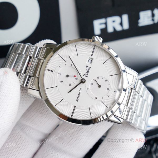New Piaget Altiplano Two Time Zone Stainless Steel Replica Watch 41mm New Piaget Altiplano Two Time Zone Stainless Steel Replica Watch 41mm