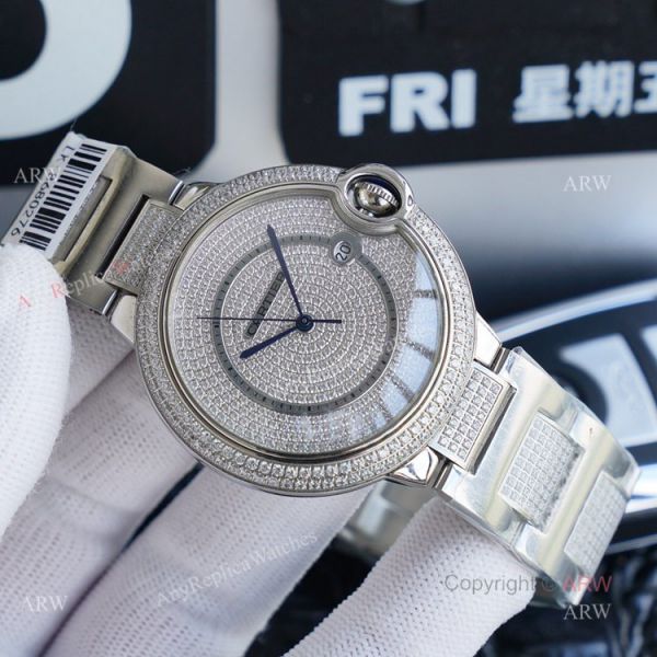 1:1 Copy Best Cartier Ballon Bleu De Cartier Stainless Steel Watch 42mm 1:1 Copy Best Cartier Ballon Bleu De Cartier Stainless Steel Watch 42mm