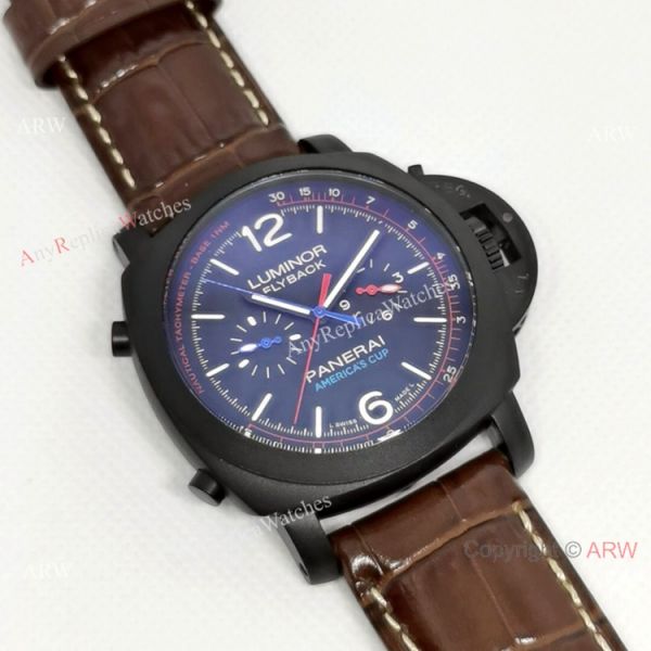 New Panerai Flyback PAM00725 Black Case Watch 44MM New Panerai Flyback PAM00725 Black Case Watch 44MM