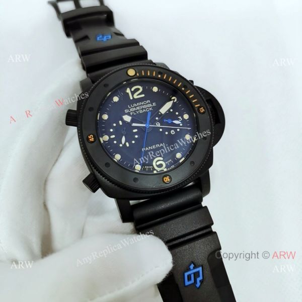 New Panerai Submersible Flyback PAM615 All Black Watch 47MM New Panerai Submersible Flyback PAM615 All Black Watch 47MM