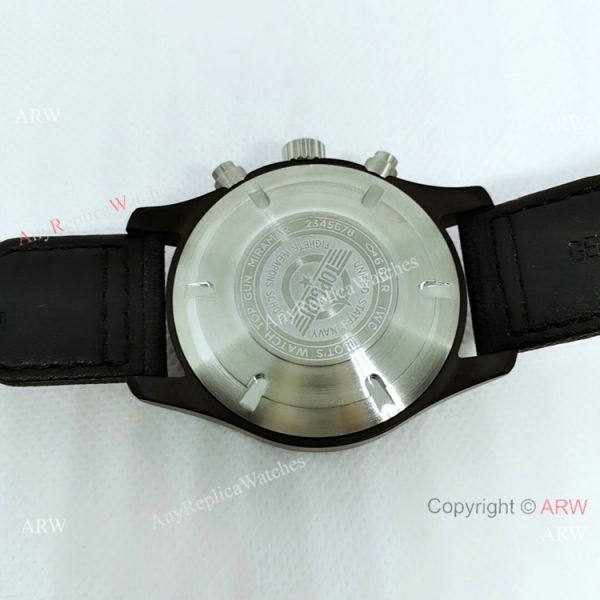 Copy IWC Big Pilot Spitfire Chronograph All Black Watch 43mm Copy IWC Big Pilot Spitfire Chronograph All Black Watch 43mm