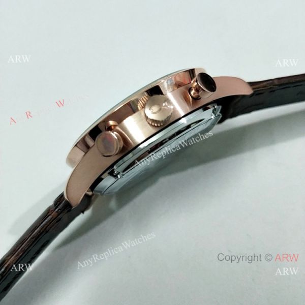 IWC Portuguese Rattrapante Rose Gold Watch Automatic Movement IWC Portuguese Rattrapante Rose Gold Watch Automatic Movement