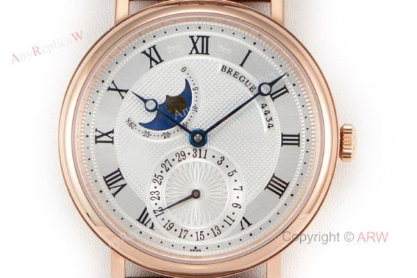 High-End Replica Breguet Classique Rose Gold Bezel Moonphase Watch For Men High-End Replica Breguet Classique Rose Gold Bezel Moonphase Watch For Men