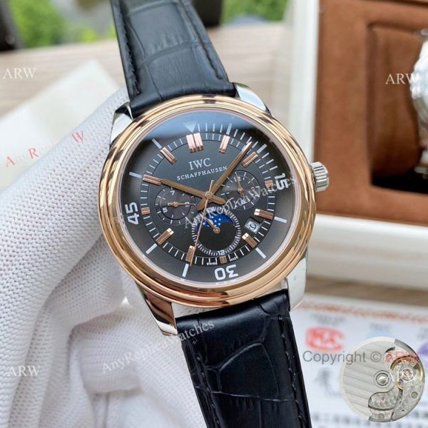 Copy IWC Schaffhausen Moonphase Two Tone Rose Gold Watch Copy IWC Schaffhausen Moonphase Two Tone Rose Gold Watch