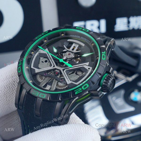 Best Replica Roger Dubuis Excalibur Hurac?n Green Automatic Watch 45mm Best Replica Roger Dubuis Excalibur Hurac?n Green Automatic Watch 45mm