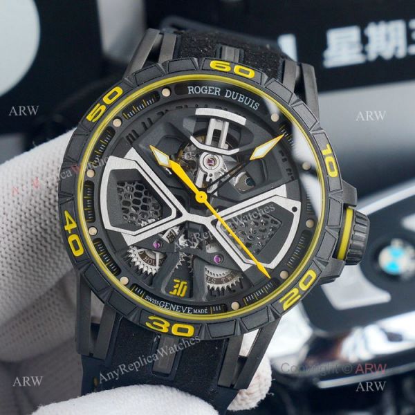 High Quality Replica Roger Dubuis Excalibur Hurac?n Yellow Watch High Quality Replica Roger Dubuis Excalibur Hurac?n Yellow Watch