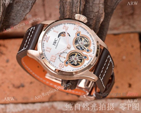 Copy IWC Big Pilots Double Tourbillon Watches Rose Gold Case Copy IWC Big Pilots Double Tourbillon Watches Rose Gold Case