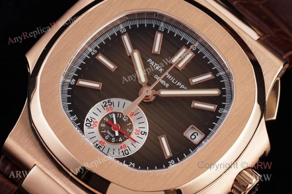 3K V2 Swiss Replica 5980 Patek Philippe Nautilus Rose Gold Brown Dial Chronograph Watch 3K V2 Swiss Replica 5980 Patek Philippe Nautilus Rose Gold Brown Dial Chronograph Watch