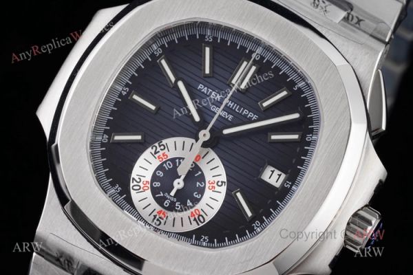 New Patek Philippe Nautilus Chronograph 5980 Mens Watch Replica Dark Blue Dial New Patek Philippe Nautilus Chronograph 5980 Mens Watch Replica Dark Blue Dial