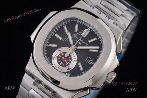 New Patek Philippe Nautilus Stainless Steel Black Dial Patek 5980 Swiss Copy Watch New Patek Philippe Nautilus Stainless Steel Black Dial Patek 5980 Swiss Copy Watch
