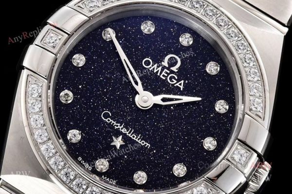 GF Factory Omega Constellation Quartz 25mm Swiss Made Copy Watch With Aventurine Dial GF Factory Omega Constellation Quartz 25mm Swiss Made Copy Watch With Aventurine Dial