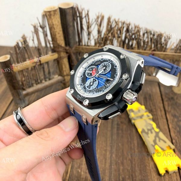 Best Replica Audemars Piguet Automatic Watch SS Blue Rubber Strap Best Replica Audemars Piguet Automatic Watch SS Blue Rubber Strap