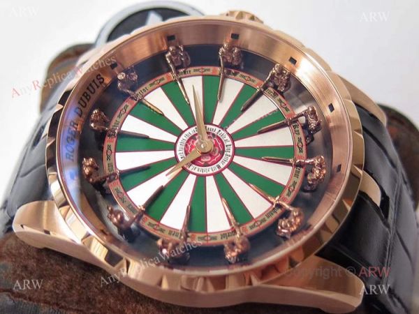 ZF Factory Roger Dubuis Knights Of The Round Table Replica Rose Gold Watch 45mm ZF Factory Roger Dubuis Knights Of The Round Table Replica Rose Gold Watch 45mm