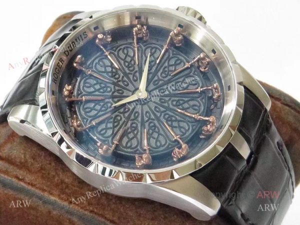 ZF RDDBEX0495 Roger Dubuis Knights Of The Round Table ii Silver Replica Watch 45mm ZF RDDBEX0495 Roger Dubuis Knights Of The Round Table ii Silver Replica Watch 45mm