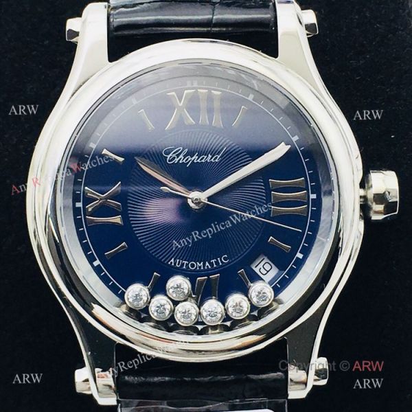Swiss Replica Chopard Happy Sport Stainless Steel Diamond Watch For Women Swiss Replica Chopard Happy Sport Stainless Steel Diamond Watch For Women
