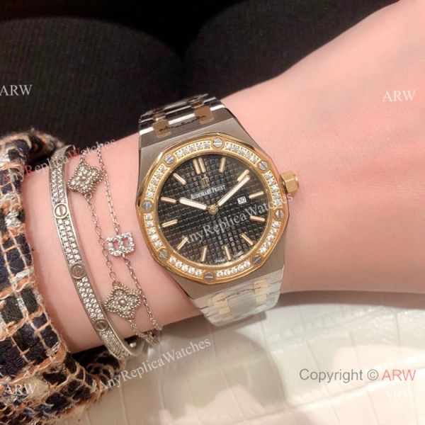 Copy Audemars Piguet Royal Oak Lady 33mm Watches Two Tone Copy Audemars Piguet Royal Oak Lady 33mm Watches Two Tone