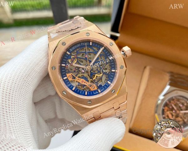 Replica Audemars Piguet Skeleton Royal Oak Watches Two Tone Rose Gold Replica Audemars Piguet Skeleton Royal Oak Watches Two Tone Rose Gold
